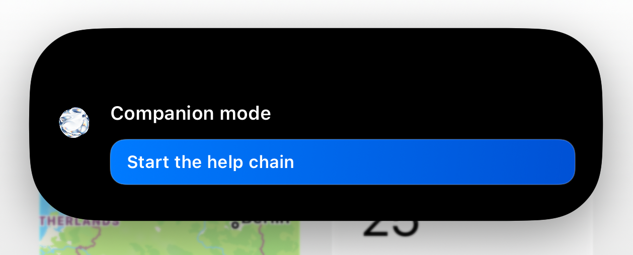 Dynamic Island expanded